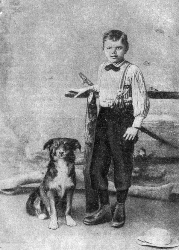 Джек Лондон в возрасте около девяти лет
