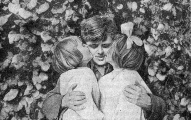 Джек Лондон с дочерьми Бесс и Джоан
